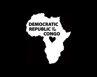 Democratic Republic of Congo (DRC) Window Decal
