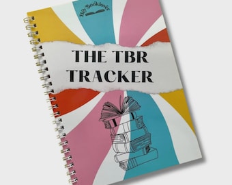 TBR Book Tracker Notebook: Log 1,375 Books, A5 Size, Glossy Cover