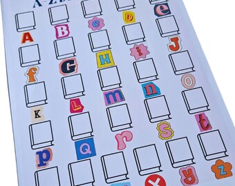 A-Z Reading Challenge Poster