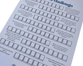 100 Book Challenge Poster