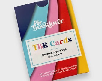 TBR Book Selection Cards: 30 Prompts to Overcome Reading Overwhelm (Glossy Box)