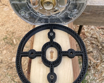Keyhole Router Jig - Picture Hanging Keyhole Template - 3D Printed router jig