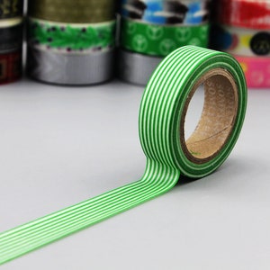Japanese Washi Tape Roll - 15mm x 10m