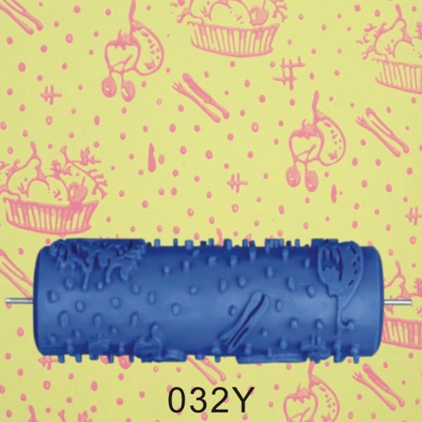 Patterned Paint Roller, Wall Decoration, Wall Painting, Embossing Roller, Wall Dector, Applicator Available - ME3793