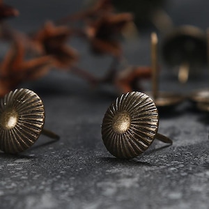5 PCS Vintage Metal Push Pins - Iron Push Pin - Thumbtack - Drawing Pin