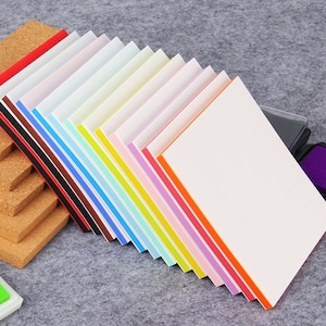 DIY Rubber Block - Rainbow Rubber - Layer Stamp Rubber - Stamp Carving - 15cm x 10cm - 13 colors available - ME3703