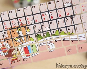 keyboard stickers etsy