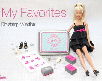 barbie figurine stamper with complan