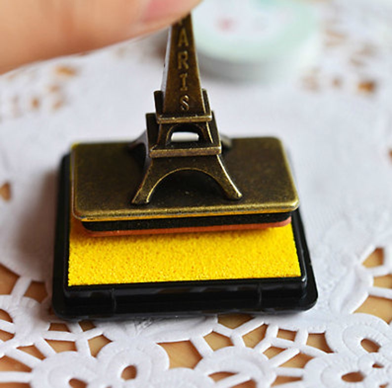 1 Piece Stamp Pad Ink Pad Rubber Stamp Ink 15 Colors Can Etsy