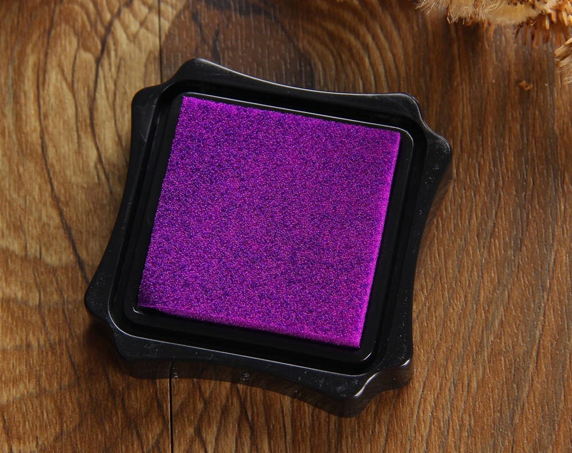 1 Piece Square Ink Pad Stamp Ink Oil Rubber Stamp Etsy