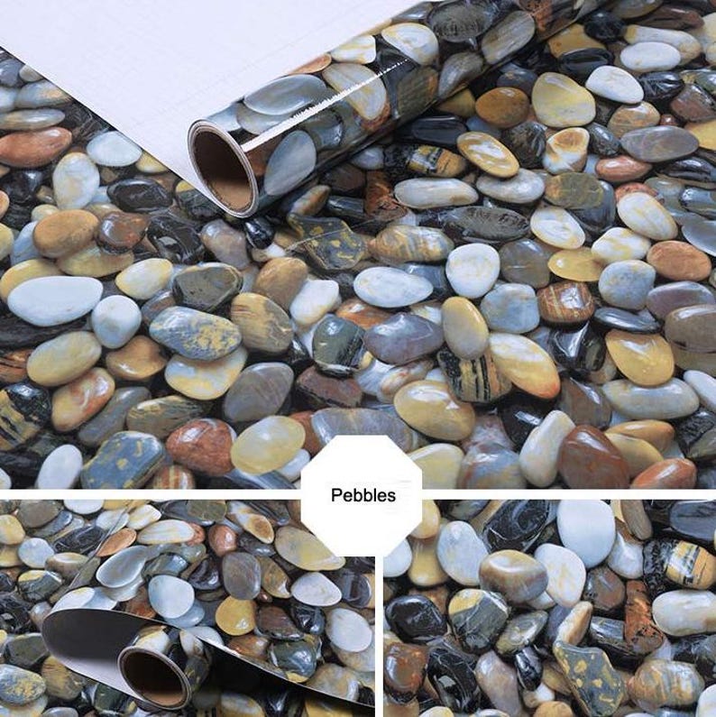 Pebble Marble Contact Paper: Self Adhesive Vinyl Film (3m x 0.6m) image 1