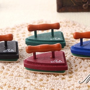 Antique Iron Style Rubber Stamp Set - Diary Deco Stamp - 8 Styles