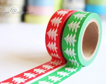 2 Rolls Japanese Washi Tape Set - Masking Tape - Paper Tape - Deco Tape - Filofax - Gift Packing - EMS62463