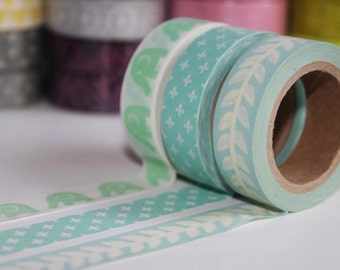 Japanese Washi Tape Set: Decorative Paper Masking Tape