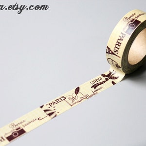 Paris Washi Tape - Japanese Masking Tape (15mm*10m)