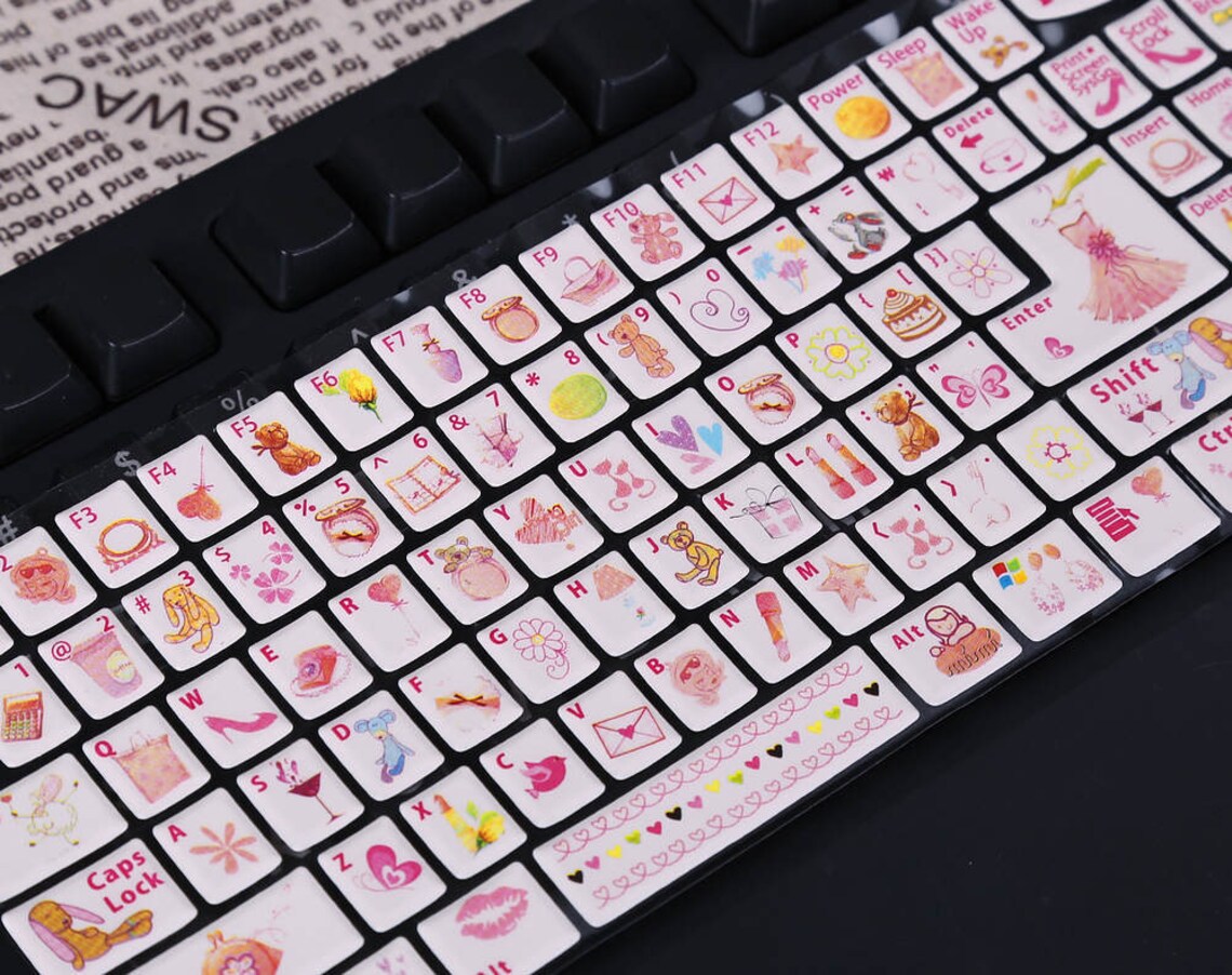 3D Foam Keyboard Sticker DIY Desktop Keyboard Decal Common Use Etsy