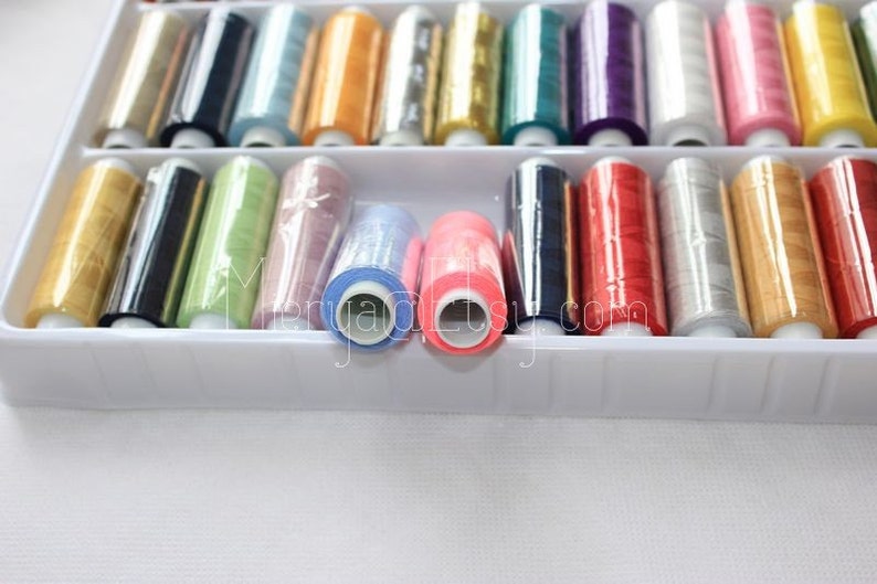 39 Rolls High Quality Sewing Threads Polyester Yarns Sewn Etsy