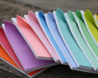 Bloque de tallado de sellos de goma despegable: 15 cm x 10 cm, 12 colores