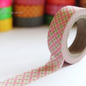 Japanese Washi Tape: Decorative Paper Masking Tape (15mm x 10m)