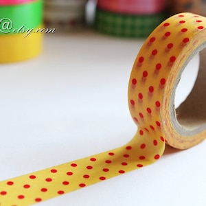 Japanese Washi Tape: 15mm Deco Masking Paper Tape