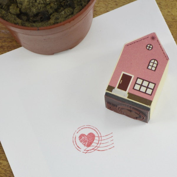 1 piece Love House Stamp - Rubber Stamp - Diary Stamp - Style 1-EM62898