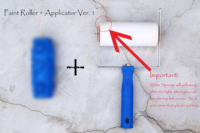 Patterned Paint Roller Wall Decoration Wall Painting Etsy