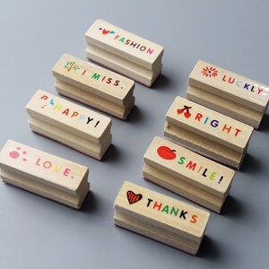 Becho Ink Pads & Alphabet Stamps Set:Black Ink pad and 36 pcs Stamps