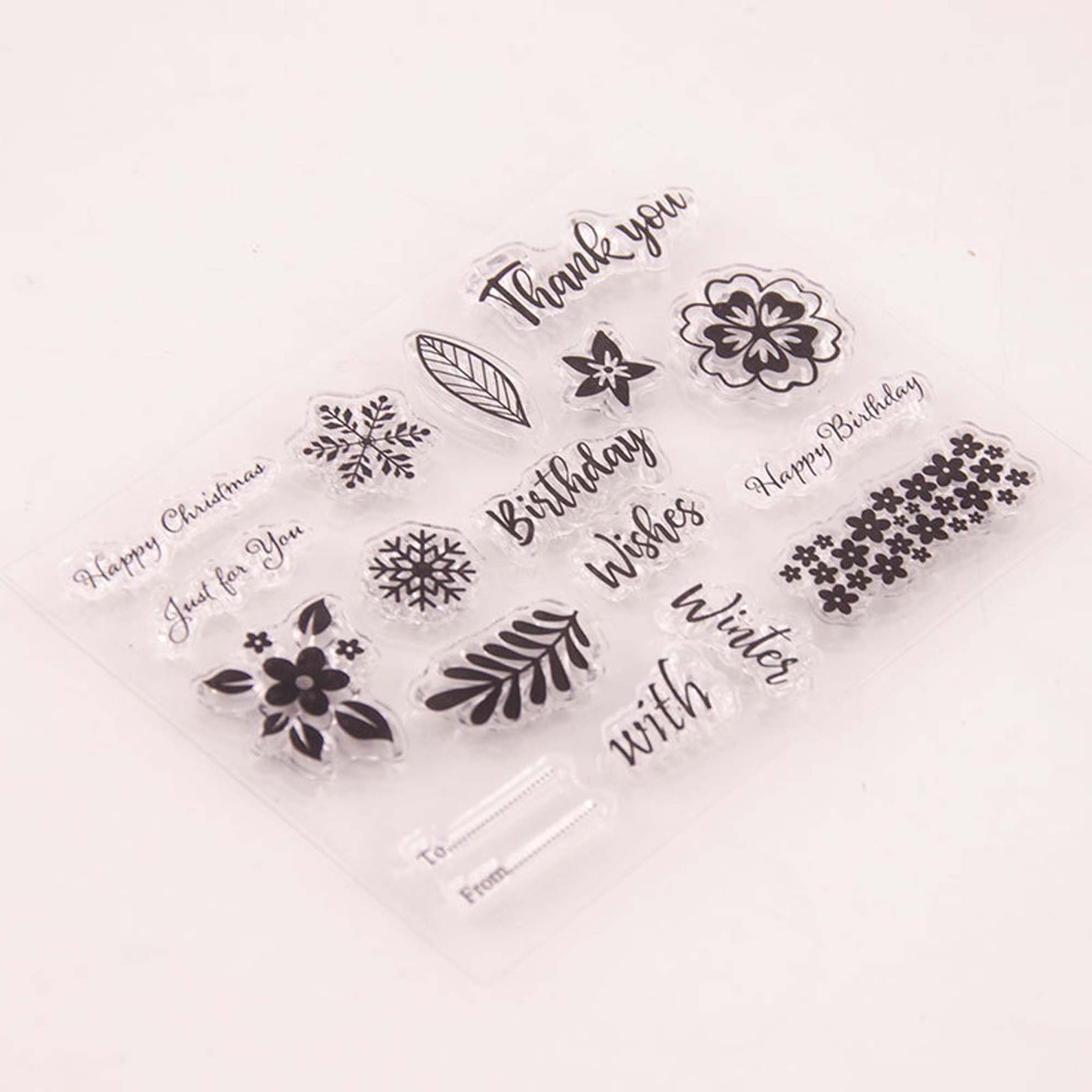 Clear Stamp Transparent Silicone Stamp Soft Rubber Stamp Etsy UK