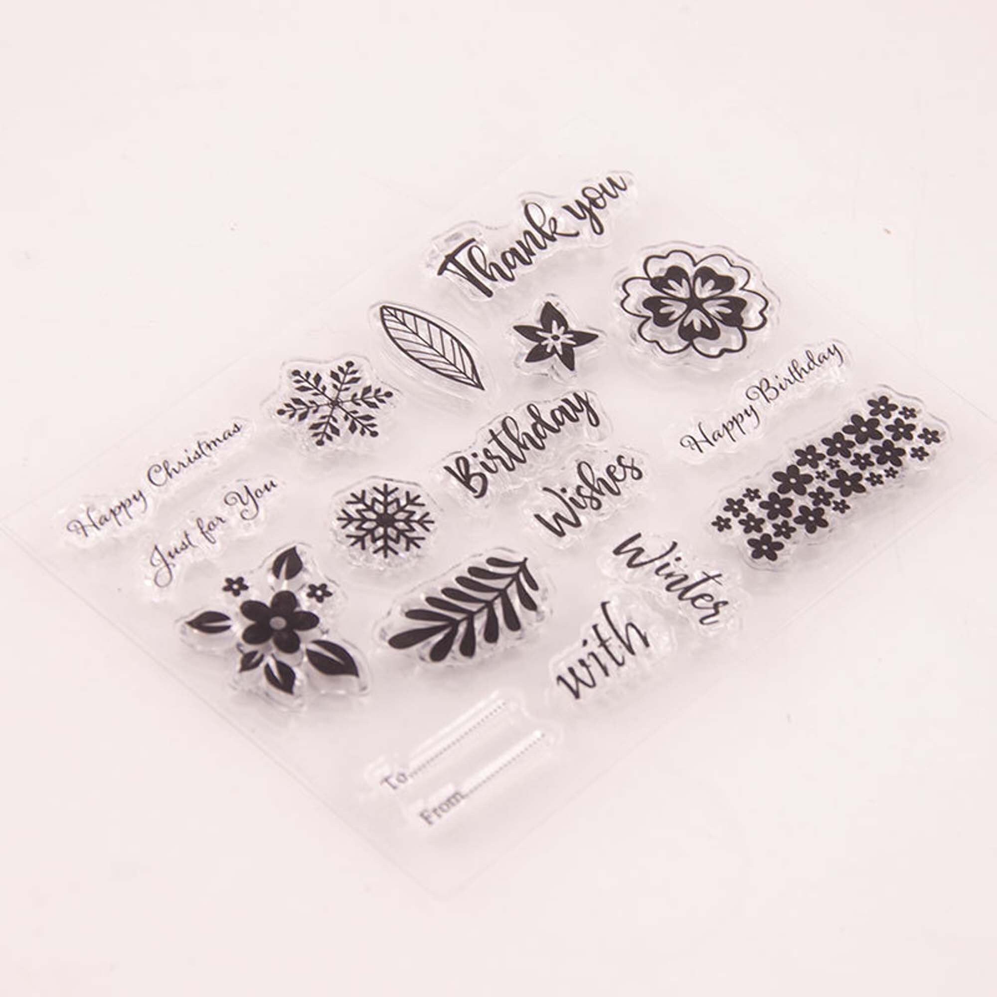 Clear Stamp Transparent Silicone Stamp Soft Rubber Stamp Etsy UK