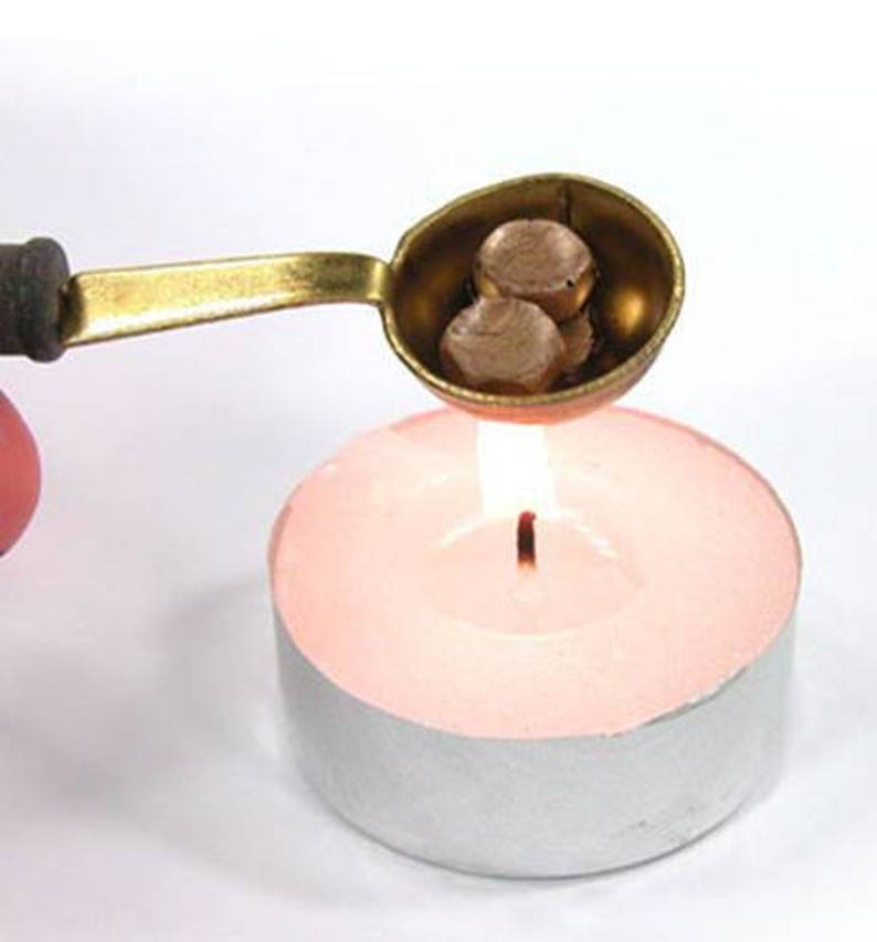 Red Candle melting sealing wax Wax Candle 2 Pcs Etsy