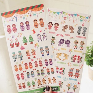 Story Index Sticker Set - Diary Sticker - Deco Sticker - Label Sticker - Filofax - 2 sheets in