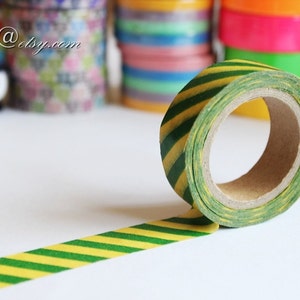 Japanse washitape: 15 mm decoratief papiertape