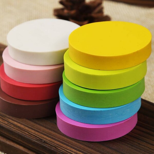 Circle Rubber Stamp Etsy