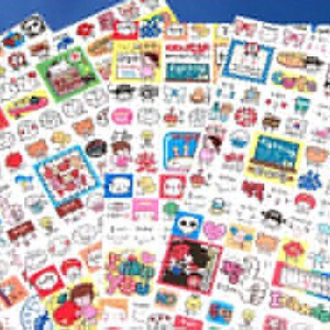 Korean Deco Sticker Set - Diary Sticker - Paper Sticker - Filofax - 8 ...