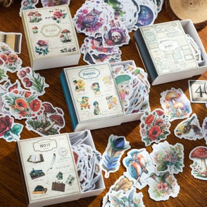 100 Stück Mini Hand Aufkleber - Deko Sticker - Journal Sticker