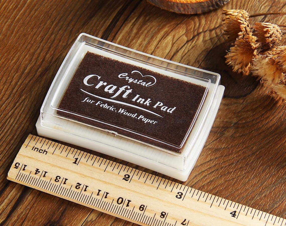 Craft Ink Pad Stamp Inkpad Waterproof Ink Oil for Wooden Etsy