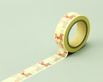 Ruban adhésif japonais en Washi : ruban de masquage décoratif pour emballage cadeau