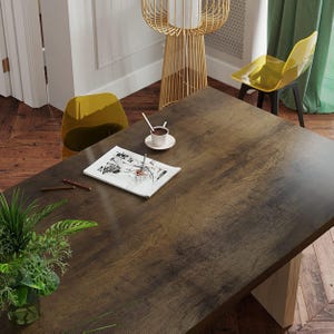 Holzmaserung Kontaktpapier - Schreibtischkontaktpapier - Selbstklebendes Papier - Wohnzimmer Wandpapier 2 m X 0,45 m / 6 m X 0,45 m