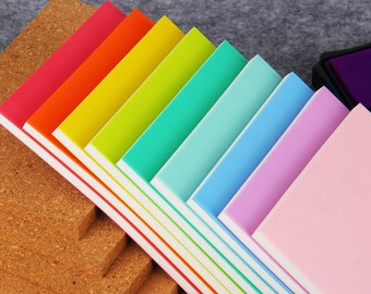 Bloques de goma para tallar con arcoíris - Manualidades DIY, 9 piezas (15 cm x 10 cm)