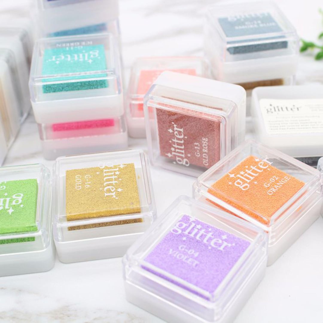 Square Craft Ink Pad - Stamp Ink - Inkpad for DIY Rubber Stamp - 10 ...