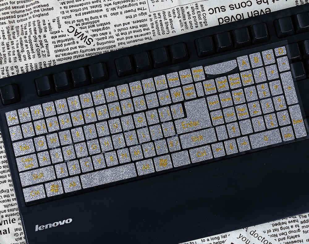 Glitter Keyboard Sticker DIY 3D Espuma escritorio teclado Etsy España