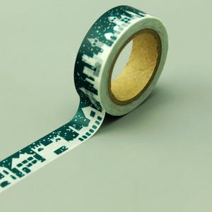 Japanese Washi Tape: Winter Village Masking Tape