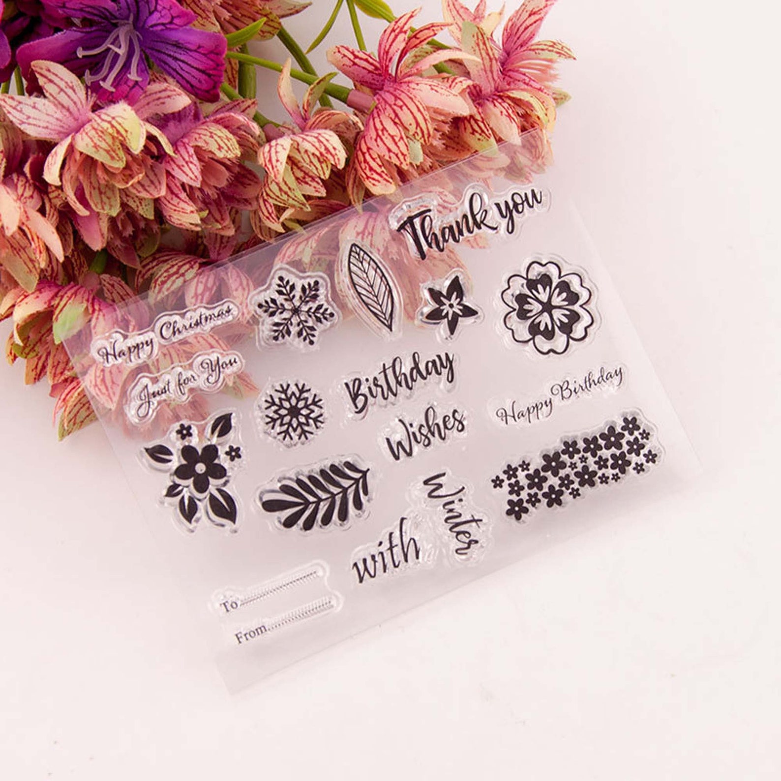 Clear Stamp Transparent Silicone Stamp Soft Rubber Stamp Etsy UK