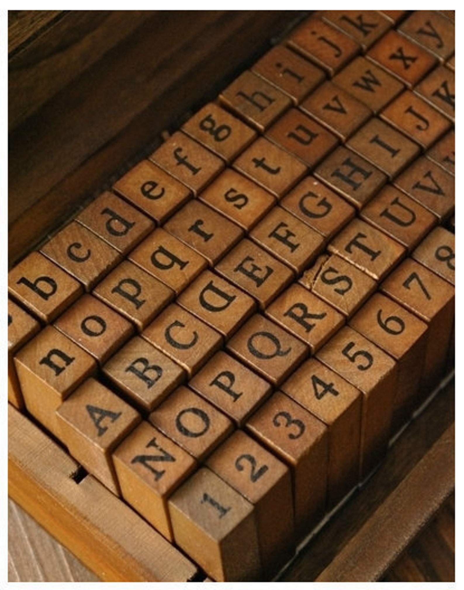 Vintage Alphabet Stamp Set Rubber Stamps Letter Stamps | Etsy