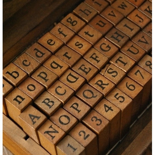 Alphabet Stamps Etsy