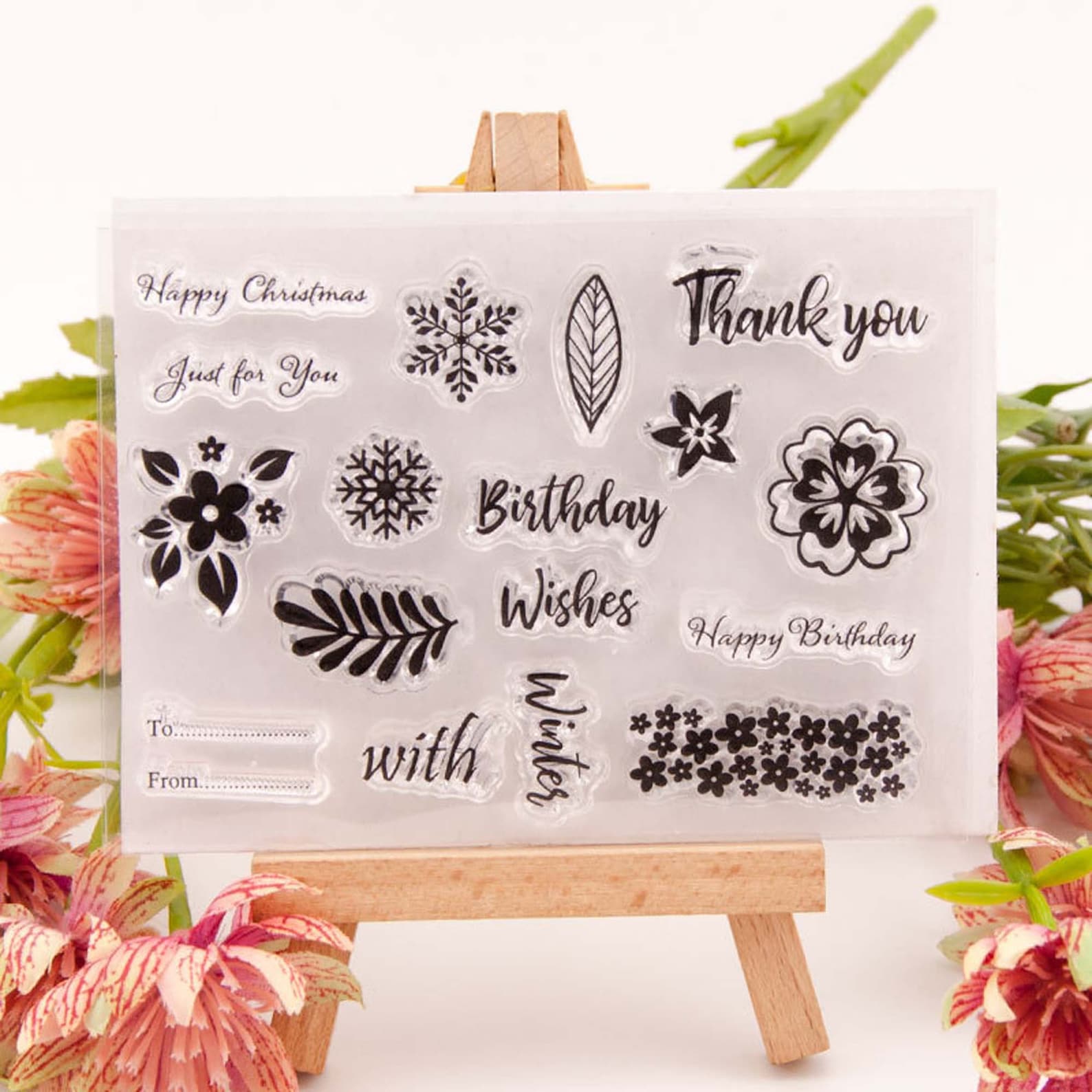 Clear Stamp Transparent Silicone Stamp Soft Rubber Stamp Etsy UK