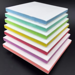 Quadratisches gefülltes Gummi - abziehbarer Gummiblock - Carving Stempel - 12 Farben