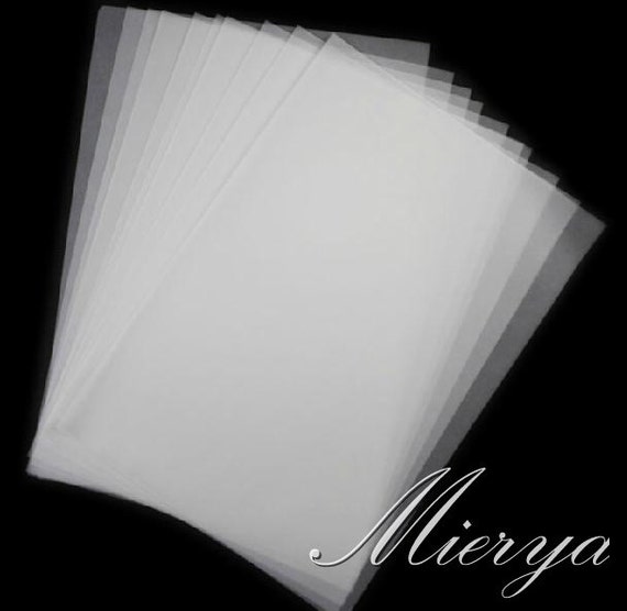 Parchment Paper Copy Paper Transparent Tracing Paper 5 Sheets