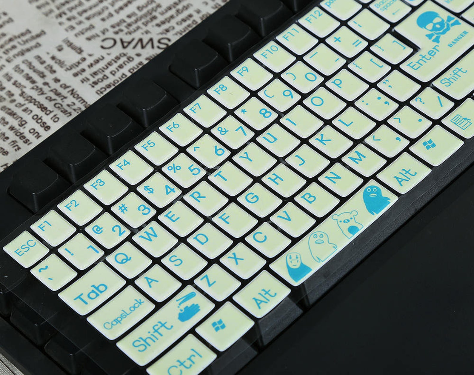 Skull Keyboard Sticker DIY 3D Foam Desktop Keyboard Decal Etsy Australia