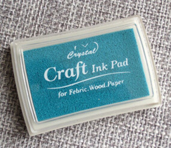 Craft Ink Pad Stamp Inkpad Waterproof Ink Oil for Wood Rubber Stamp Navy  Blue-em62304 